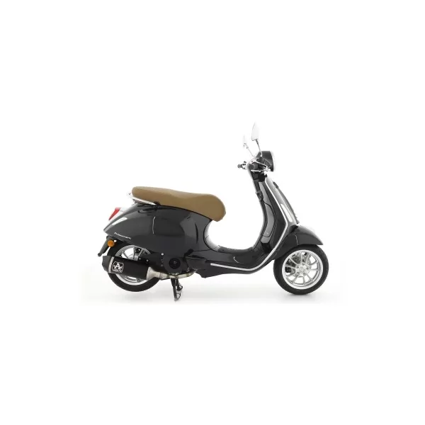Arrow Piaggio Vespa Sprint 125 150 2021/2023 53537AKN Silencer Urban aluminium "Dark" with carbon end cap