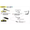 Arrow Suzuki Gsr 750 2011/2016 71445MI Link-pipe for Pro-Racing and original silencer, for Arrow collectors
