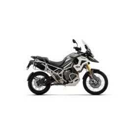 Arrow Triumph Tiger 1200 GT/Rally/Pro/Explorer 2022 - 2024 72503VAN Silenciador Veloce aluminio "Dark" para maletas laterales