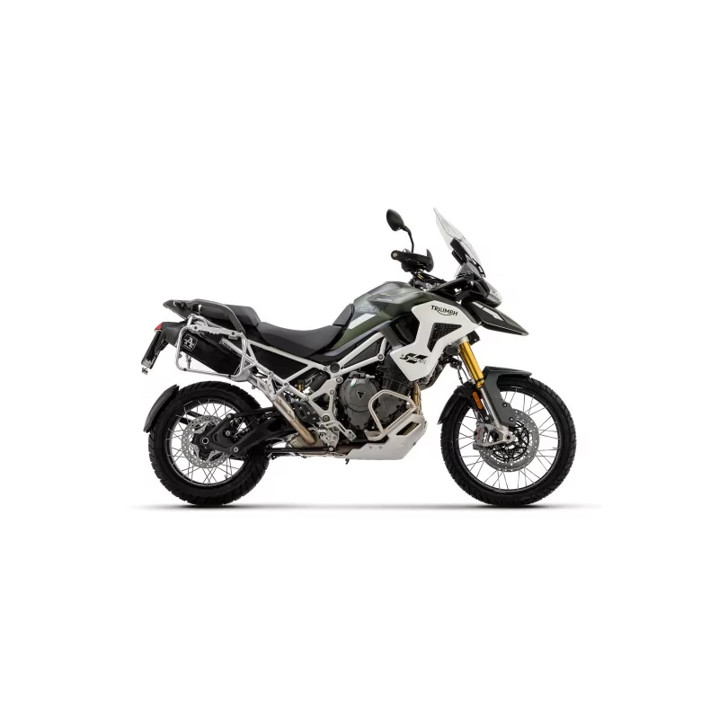 Arrow Triumph Tiger 1200 GT/Rally/Pro/Explorer 2022/2026 72503VAN Terminale Veloce alluminio "Dark" per valigie laterali Arrow Triumph Tiger 1200 GT/Rally/Pro/Explorer 2022/2026 72503VAN Terminale Veloce alluminio "Dark" per valigie laterali