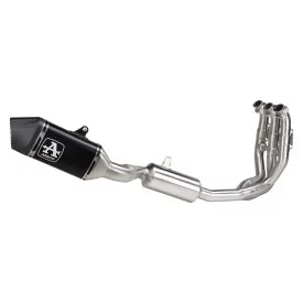Arrow Triumph Tiger Sport 660 2022 - 2023 71504VAN Homologiertes Katalysator-Komplettkit, Veloce "Dark"-Schalldämpfer