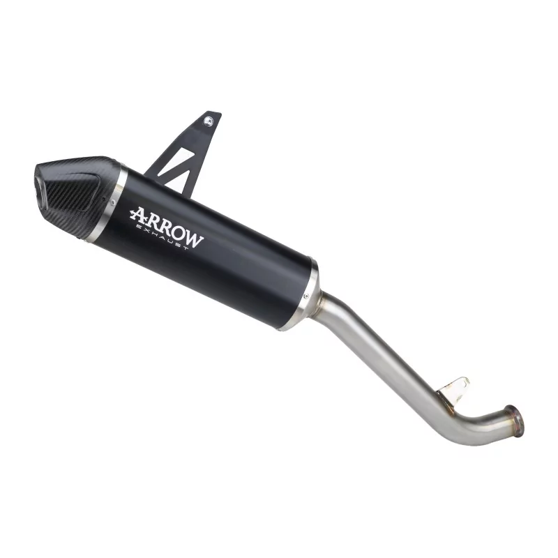Arrow Zontes ZT703-F 2025-2026 72670AKN Silencieux Indy Race aluminium "Dark" avec capuchon carby Arrow Zontes ZT703-F 2025-2026 72670AKN Silencieux Indy Race aluminium "Dark" avec capuchon carby