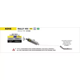 Arrow Kove 450 Rally 2023-2024 72199PD Conector central no catalizado