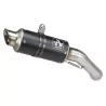 Arrow Ktm Duke 125 2017 - 2020 71536GPI Kit silenciador GP2 "Dark"