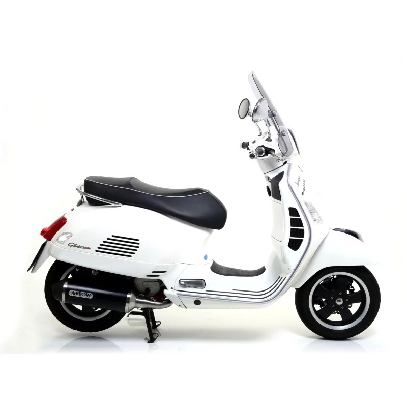 Arrow Piaggio Vespa GTS 125 150 250 300 2008/2016 53505ANN Schalldämpfer Urban Aluminium "Dark" mit Kappe "Dark" Arrow Piaggio Vespa GTS 125 150 250 300 2008/2016 53505ANN Schalldämpfer Urban Aluminium "Dark" mit Kappe "Dark"
