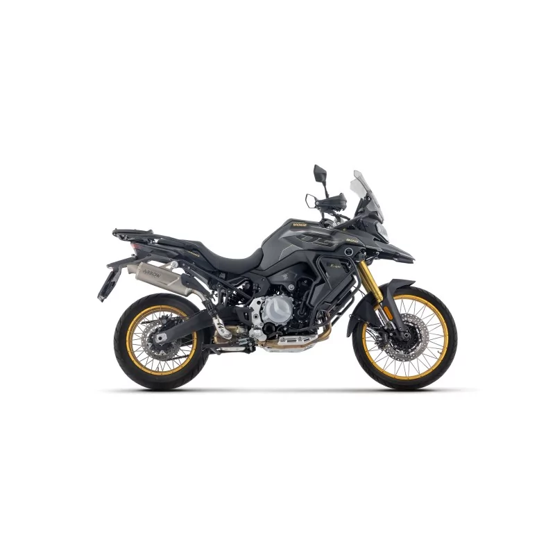 Arrow Voge Valico 900DSX 2024- 72654PO Schalldämpfer Indy Race EVO Titan mit Edelstahl-Kappe