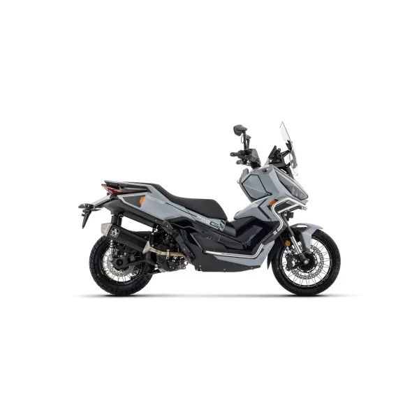 Arrow Zontes ZT368-G 2023- 53557AN Silencieux Urban en aluminium "Dark" avec capuchon inox