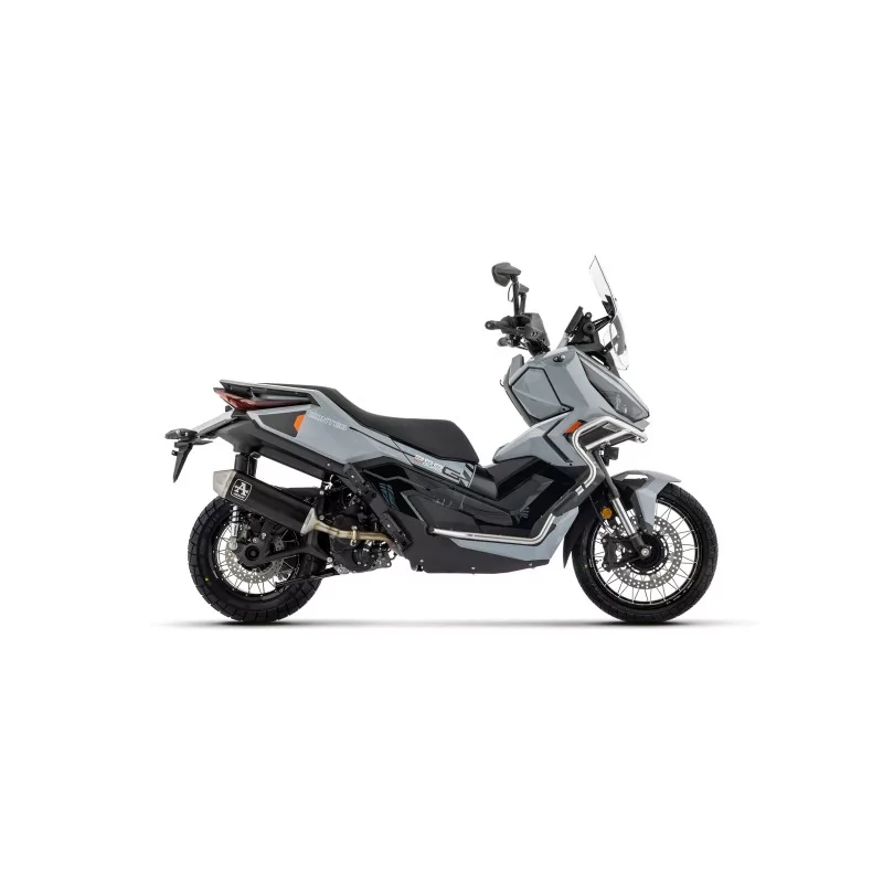 Arrow Zontes ZT368-G 2023- 53557AN Silencieux Urban en aluminium "Dark" avec capuchon inox Arrow Zontes ZT368-G 2023- 53557AN Silencieux Urban en aluminium "Dark" avec capuchon inox