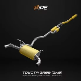 Escape IPE F1 Toyota GR86 ZN8 Cat Back System