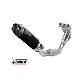 Mivv Escape Deportivo Completo Negro fondo carbono Yamaha MT-09 / SP / FZ-09