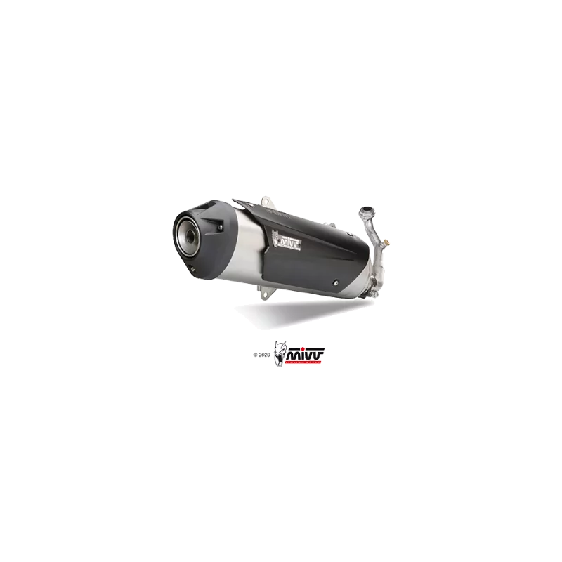 Mivv Escape Deportivo Completo Inox Kymco DOWNTOWN 350 Mivv Escape Deportivo Completo Inox Kymco DOWNTOWN 350