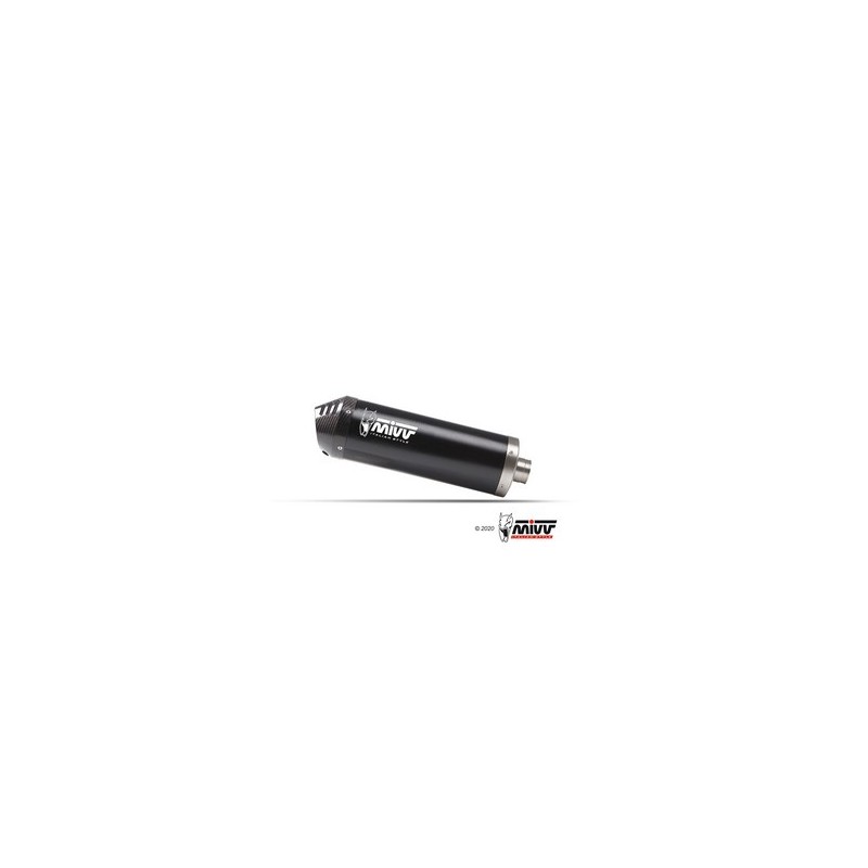 Mivv OVAL Schwarz Carbon-Endkappe CFMOTO 650MT Mivv OVAL Schwarz Carbon-Endkappe CFMOTO 650MT