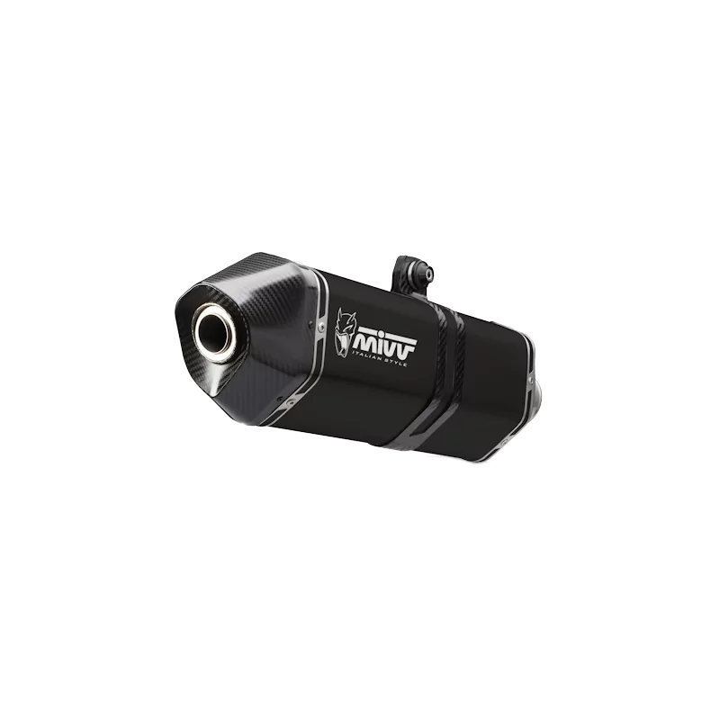Mivv Komplette Sport-Auspuffanlage Schwarz Suzuki V-STROM 650 Mivv Komplette Sport-Auspuffanlage Schwarz Suzuki V-STROM 650
