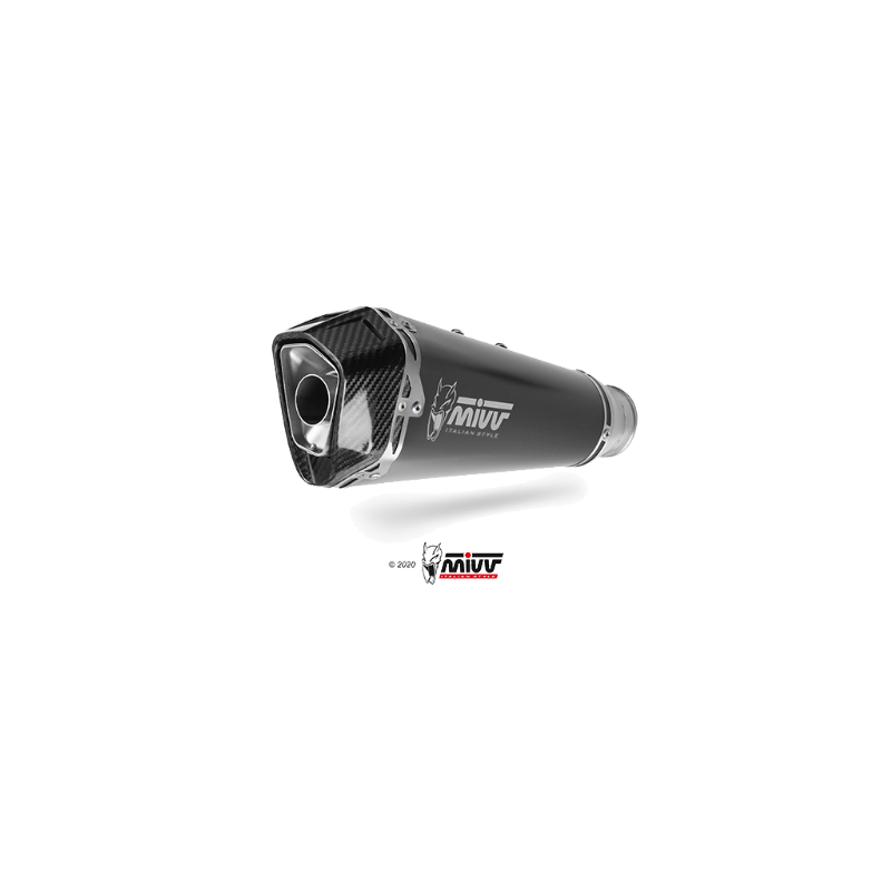 Mivv Sport Exhaust Full System Black Yamaha XSR 900 / GP Mivv Sport Exhaust Full System Black Yamaha XSR 900 / GP