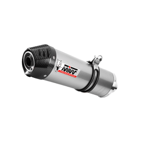 Mivv OVAL Edelstahl Carbon-Endkappe Benelli TRK 702 / X