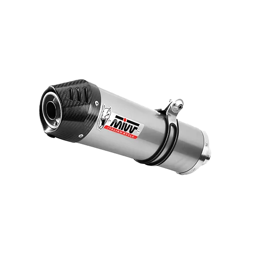 Mivv OVAL Edelstahl Carbon-Endkappe Benelli TRK 702 / X