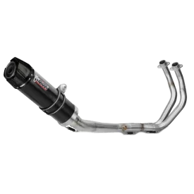 Mivv Escape Deportivo Completo Negro fondo carbono Yamaha MT-07 / FZ-07