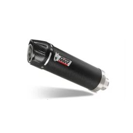 Mivv Sport Exhaust Full System Carbon carbon end cap Yamaha XSR 125