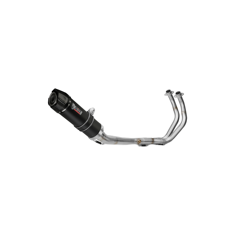 Mivv Sport Exhaust Full System Carbon carbon end cap Yamaha MT-07 / FZ-07 Mivv Sport Exhaust Full System Carbon carbon end cap Yamaha MT-07 / FZ-07