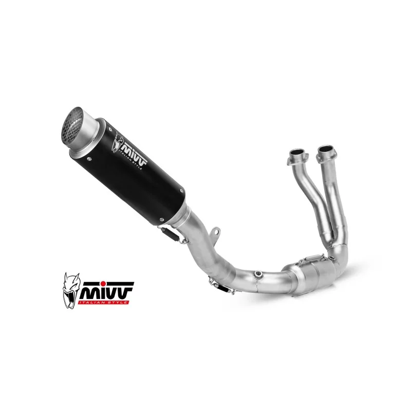 Mivv Sport Exhaust Full System Black Yamaha MT-07 Mivv Sport Exhaust Full System Black Yamaha MT-07