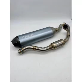 Sportauspuff Scalvini Fantic Motor XEF 125 Competition 4t 2021 - 2022