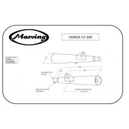 Marving H/126/BC Honda Cx 500