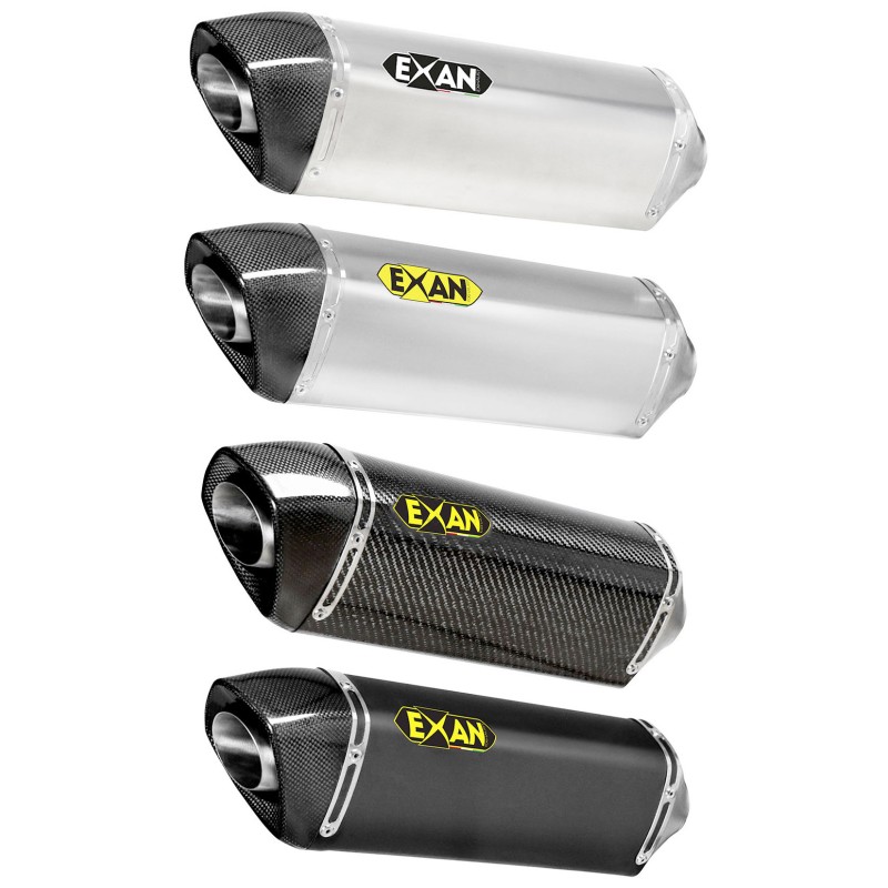 Exan Ducati HYPERMOTARD 821 2013/2018 X-Black Ovale Exan Ducati HYPERMOTARD 821 2013/2018 X-Black Ovale