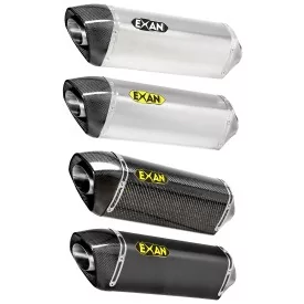 Exan Kawasaki Z800E 2012/2016 X-Black Ovale