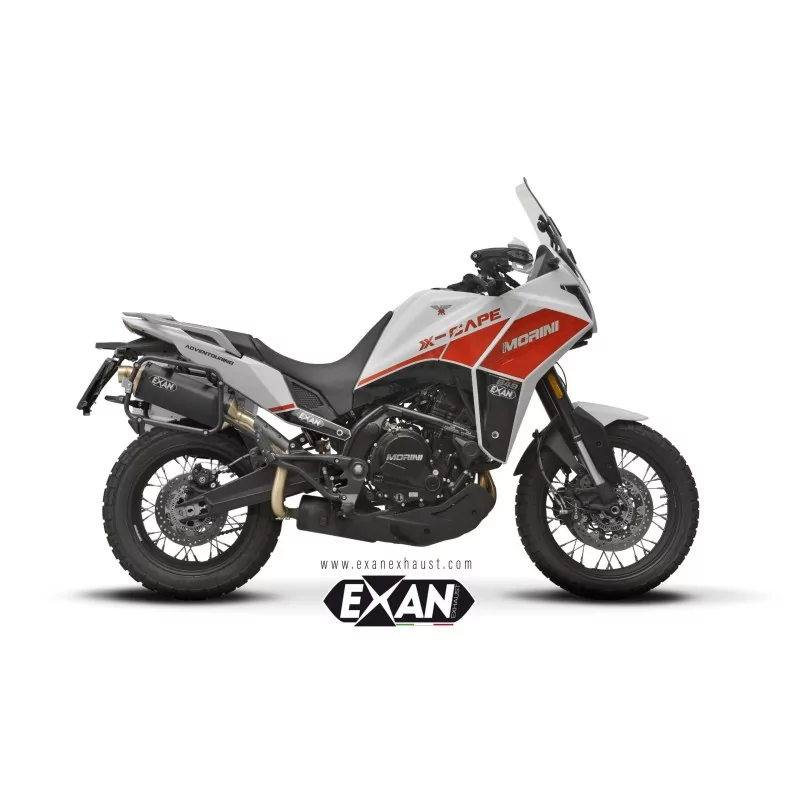 Exhaust Exan Moto Morini X-CAPE 650 2021-2023 Exhaust Exan Moto Morini X-CAPE 650 2021-2023