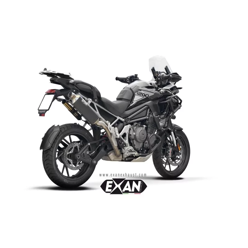 Exhaust Exan Triumph Tiger 1200 GT/Rally/Pro/Explorer 2022 - 2024 Exhaust Exan Triumph Tiger 1200 GT/Rally/Pro/Explorer 2022 - 2024