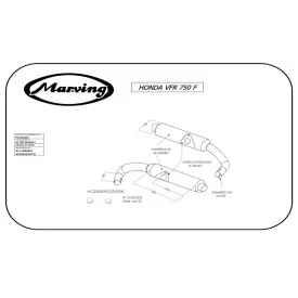 Marving H/2094/NC Honda Vfr 750 F 88/89