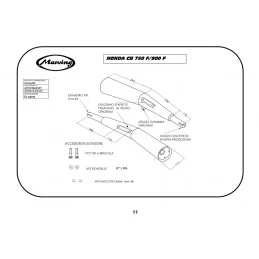 Marving H/2001/BC Honda Cb 750 F/ 750 82