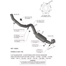 Leovince Racing-Krümmer-Kit Honda X-ADV