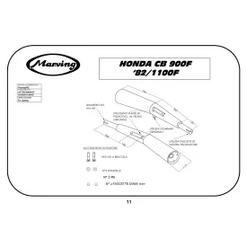 Marving H/2009/NC Honda Cb 900 F 82