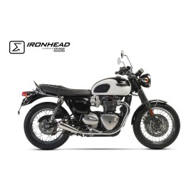 Exhaust IXIL TRIUMPH BONNEVILLE T100 / BLACK 18-20 (DB01)
