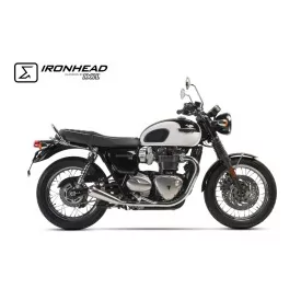 Exhaust IXIL TRIUMPH BONNEVILLE T100 / BLACK 18-20 (DB01)