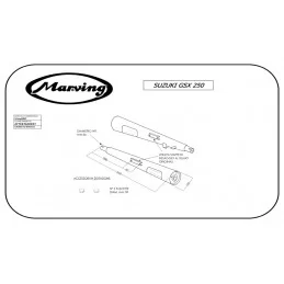 Marving S/2048/BC Suzuki Gsx 250