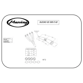 Marving S/3511/BC Suzuki Gs 500 E 82