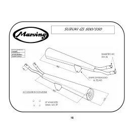 Marving S/2039/BC Suzuki Gs 500/550