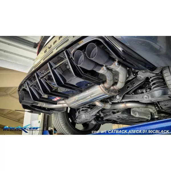 InoxCar CUPRA ATECA 2.0 TSI (190cv) 4-Drive 2023-2026 CATBACK.ATECA.01.90CBLACK