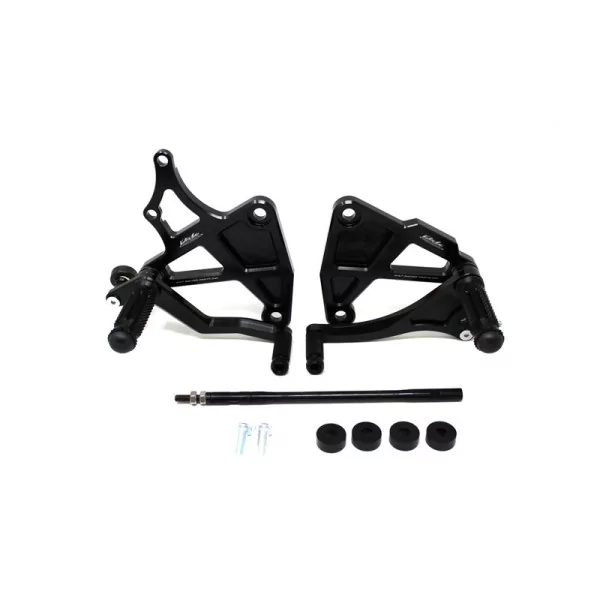 Pedane Arretrate Valter Moto Tipo 1 (Cambio Standard) - Kawasaki Z750/R 03-06