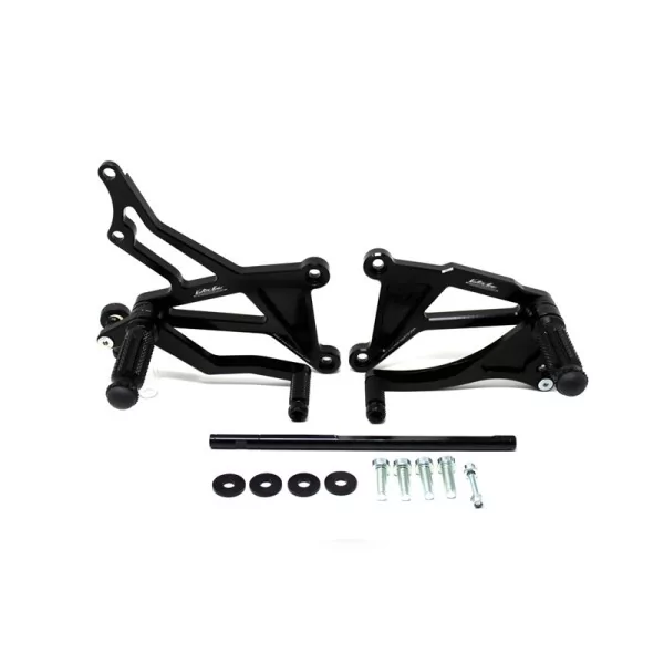 Valter Moto Rearsets Type 1 (Standard Shift) - Kawasaki ZX 6-636R/RR 07-08