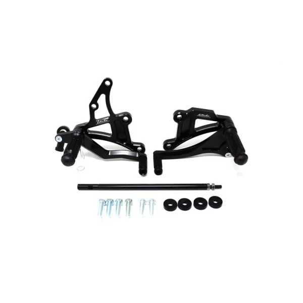Pedane Arretrate Valter Moto Tipo 1 (Cambio Standard) - Triumph SPEED TRIPLE/R 05-10