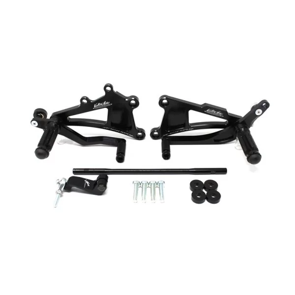 Valter Moto Rearsets Type 1 (Reverse Shift (GP)) - Triumph STREET TRIPLE/R 07-12