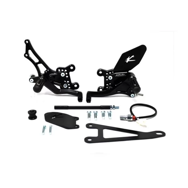 Repose-pieds Reculés Valter Moto Type 1.5 (Sélecteur Standard) - Aprilia RSV4 RF 17-24