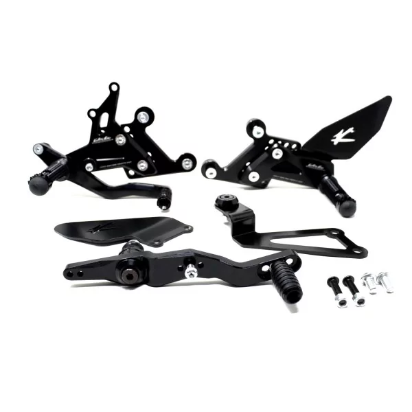 Estriberas Retrasadas Valter Moto Tipo 1.5 (Cambio Estándar) - BMW S1000R 15-18