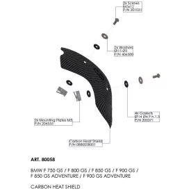 Heat shield Leovince Bmw F 850 GS 2018 - 2024