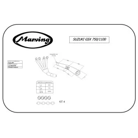 Marving S/3504/BC Suzuki Gsx 750