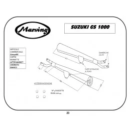 Marving S/2040/BC Suzuki Gs 1000