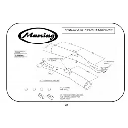 Marving S/2007/BC Suzuki Gsx 1100/e/es